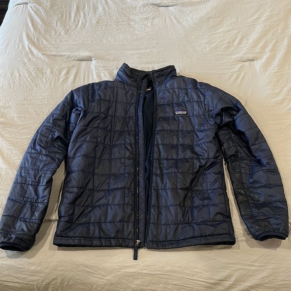 Men’s Patagonia Kids XXL Navy Blue, Nano Puff